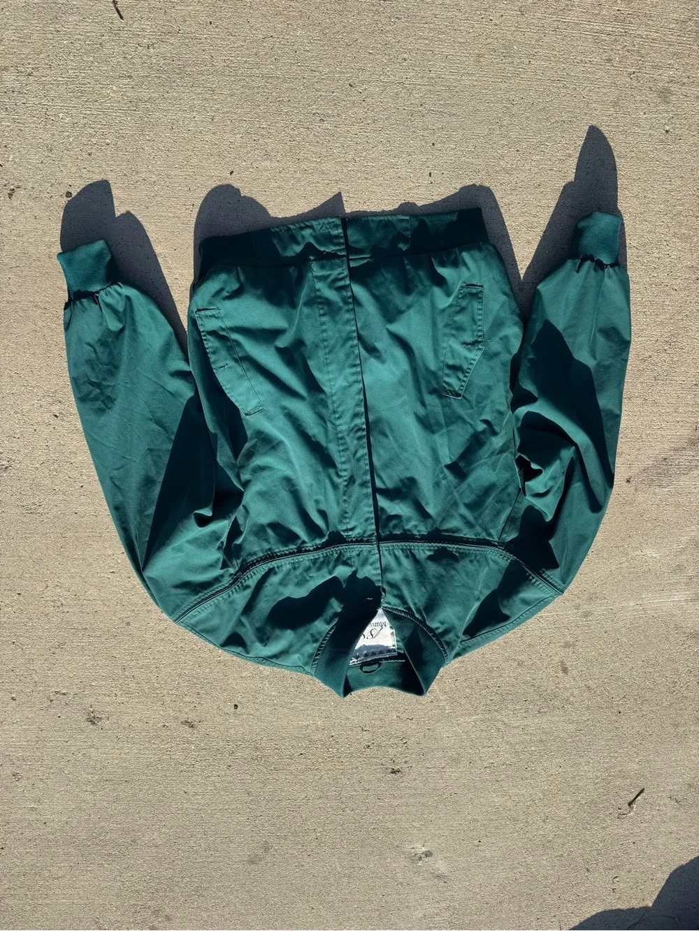 Munsingwear 1886 Men's Jacket Size M Green Vintage Full Zip Harrington Bomber